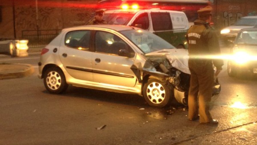Accidente de tránsito genera alta congestión en Viña del Mar