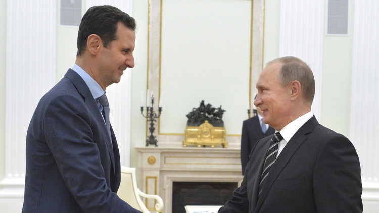 Assad a Putin: "La liberación de Palmira habría sido imposible sin el apoyo de Rusia"