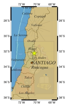 Sismo de mediana intensidad se registró esta madrugada en la V Región