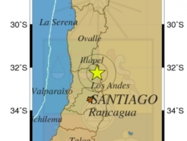 Sismo de mediana intensidad se registró esta madrugada en la V Región