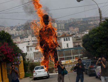 Galería: “Quema de Judas”, el tradicional acto que se realizó en Cerro Castillo