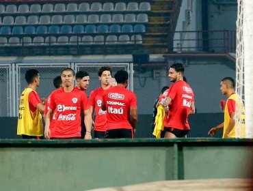 El último entrenamiento de la selección chilena previo a su partido contra Venezuela