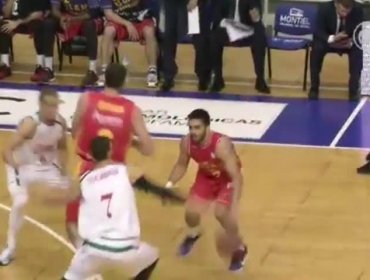 Argentino imitó jugada de los Globetrotters en la liga española