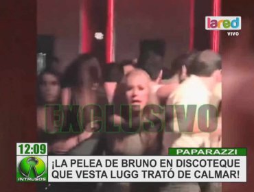 Vesta Lugg y Bruno Zaretti protagonizan altercado en discoteque