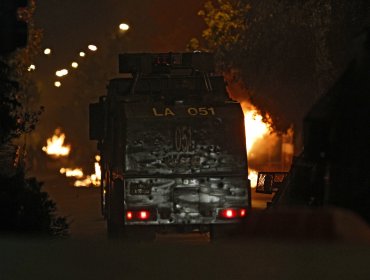 Disturbios intermitentes de madrugada marcaron nueva jornada del Día del Joven Combatiente