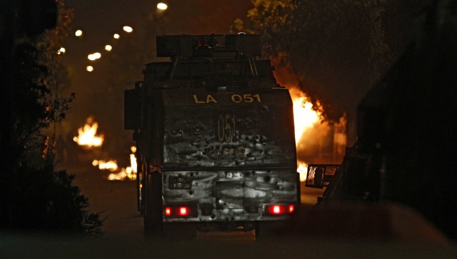 Disturbios intermitentes de madrugada marcaron nueva jornada del Día del Joven Combatiente