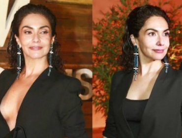 El escote le jugó una mala pasada a Tamara Acosta
