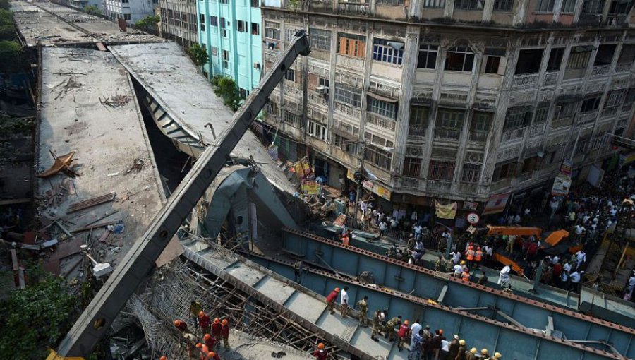 21 Muertos en India por caída de puente