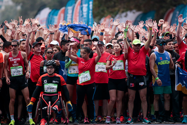 Las mejores imágenes de la Maratón de Santiago 2016