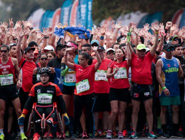 Las mejores imágenes de la Maratón de Santiago 2016