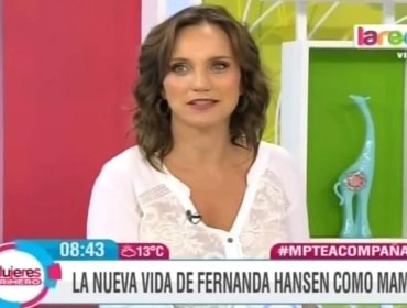 Fernanda Hansen entregó detalles de su nueva vida como madre