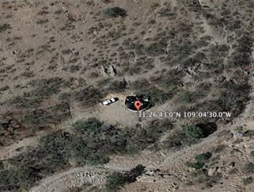 Google Earth 'caza' un misterioso objeto estrellado en EE.UU