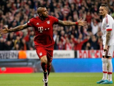 Arturo Vidal anotó y le dio el triunfo a Bayern Múnich sobre Benfica