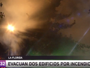 Incendio de madrugada obliga a evacuar a 350 personas en La Florida