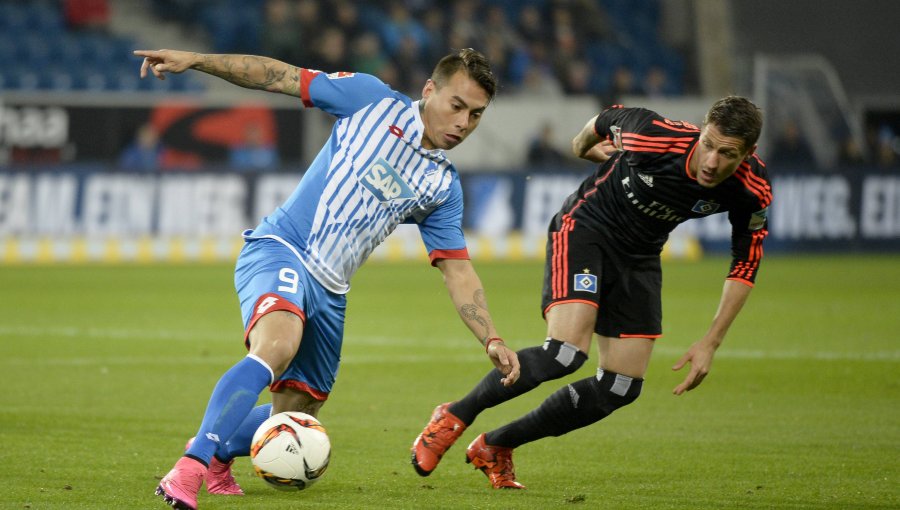 Bundesliga: Eduardo Vargas jugó un tiempo en valioso triunfo del Hoffenheim