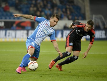 Bundesliga: Eduardo Vargas jugó un tiempo en valioso triunfo del Hoffenheim