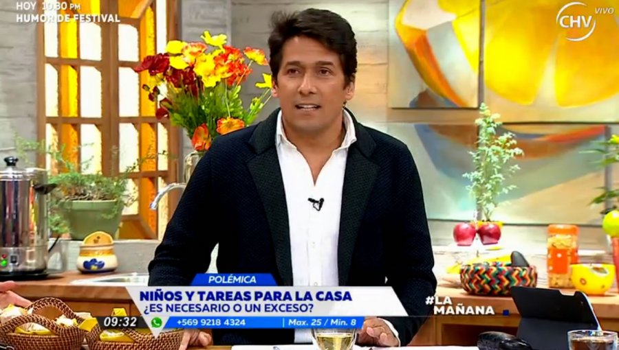 Rafael Araneda debutó en "La Mañana" de Chilevisión