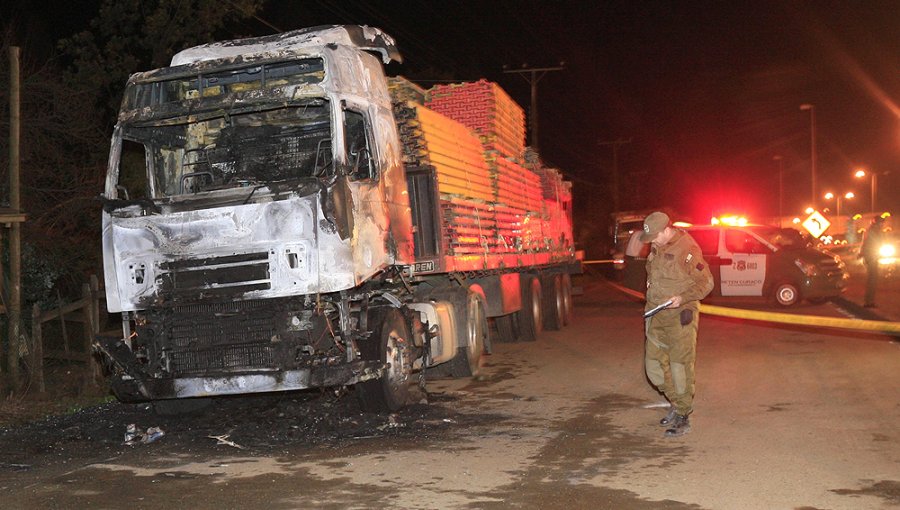 Nuevo ataque incendiario en La Araucanía