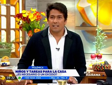 Rafael Araneda debutó en "La Mañana" de Chilevisión