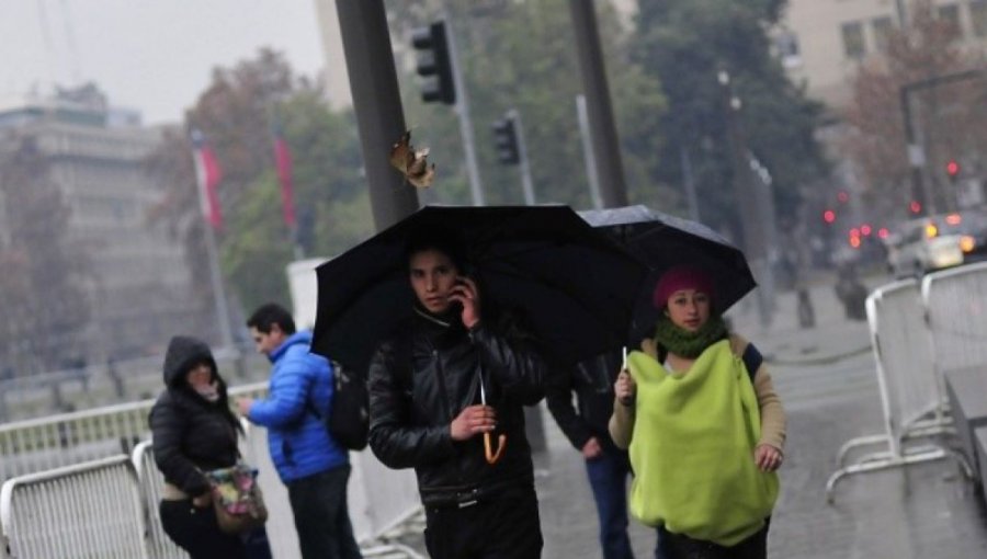 Alerta meteorológica: Frente dejará lluvias este fin de semana en la zona central