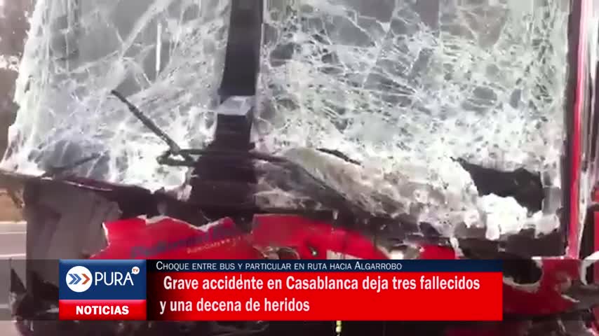 Grave accidente en ruta hacia Algarrobo