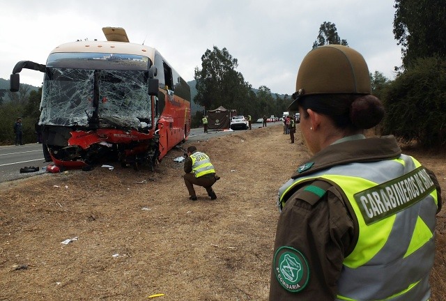 Murió niño de un año que estaba grave tras el accidente de un Pulman Bus en san Antonio