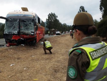 Murió niño de un año que estaba grave tras el accidente de un Pulman Bus en san Antonio