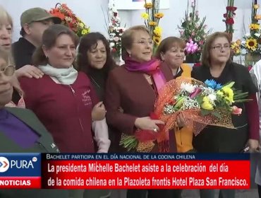 Presidenta Bachelet asiste a celebracion del dia de la comida chilena