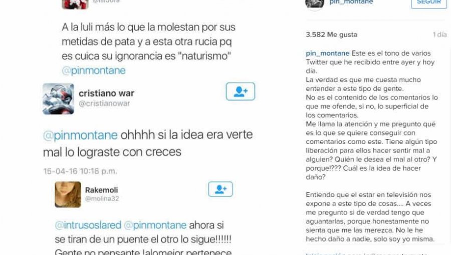 La dura respuesta de Josefina Montané a ofensivos mensajes