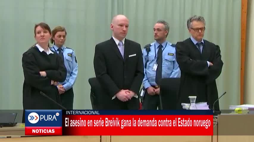 INTERNACIONAL: El asesino en serie Breivik gana la demanda contra el Estado noruego