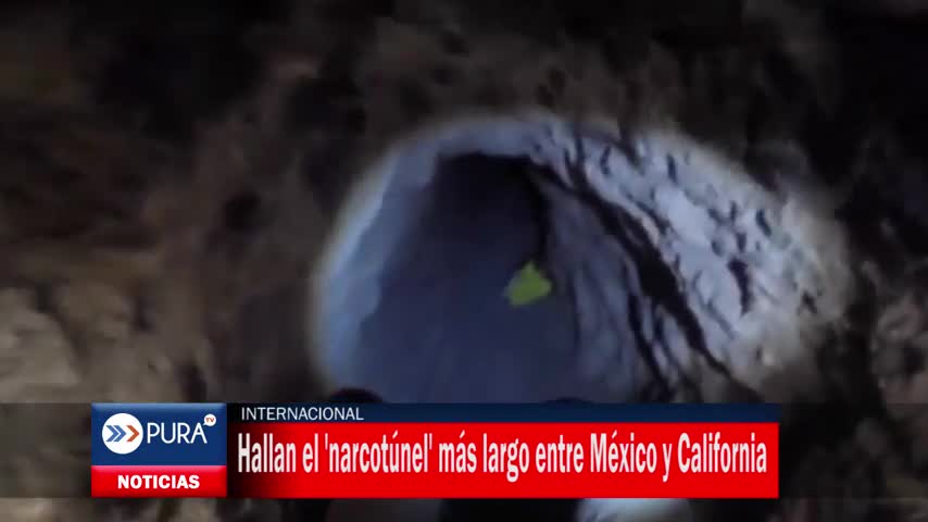 INTERNACIONAL: Hallan el 'narcotúnel' más largo entre México y California