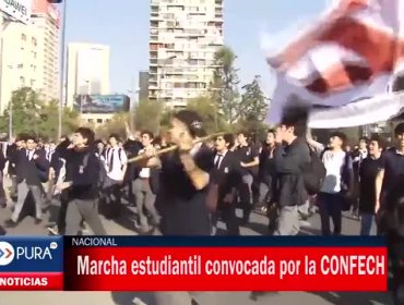 Marcha convocada por la CONFECH