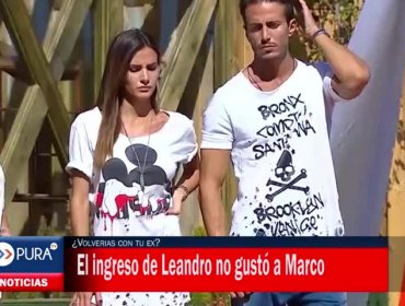 ¿Volverias con tu ex? El ingreso de Leandro no gustó a Marco