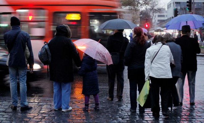 Lluvias estarán presentes todo el fin de semana entre Valparaíso y región del Bío-Bío