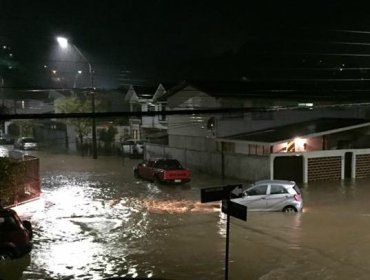 Tomé completamente inundado: Onemi declara Alerta Amarilla a causa de las lluvias