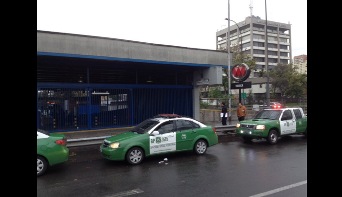 Se registra un robo frustrado de cajero automático en Santiago Centro