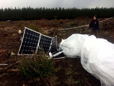 Globo satelital de Google cae en un fundo ubicado en Los Ángeles