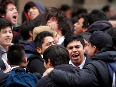 Marcha estudiantil:Se registran los primeros incidentes