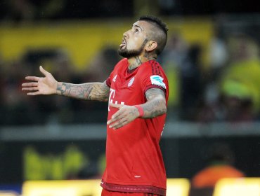 Bayern: Vidal se perdió duelo clave ante Ingolstadt por una "pequeña infección"