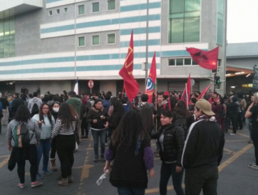 Con incidentes y detenidos termina marcha en Puerto Montt en apoyo a los pescadores de Chiloé