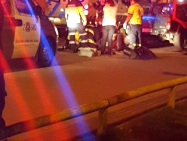 Un muerto y seis heridos deja grave accidente en Viña del Mar