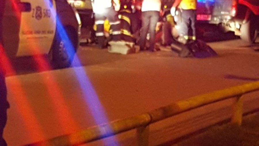 Un muerto y seis heridos deja grave accidente en Viña del Mar