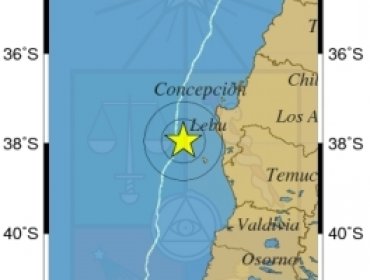 Sismo de mediana magnitud se deja sentir en la región del Biobío
