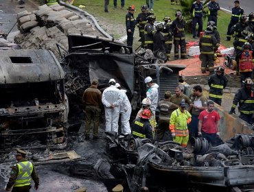 Seis muertos y ocho heridos dejó el trágico accidente en Ruta Las Palmas