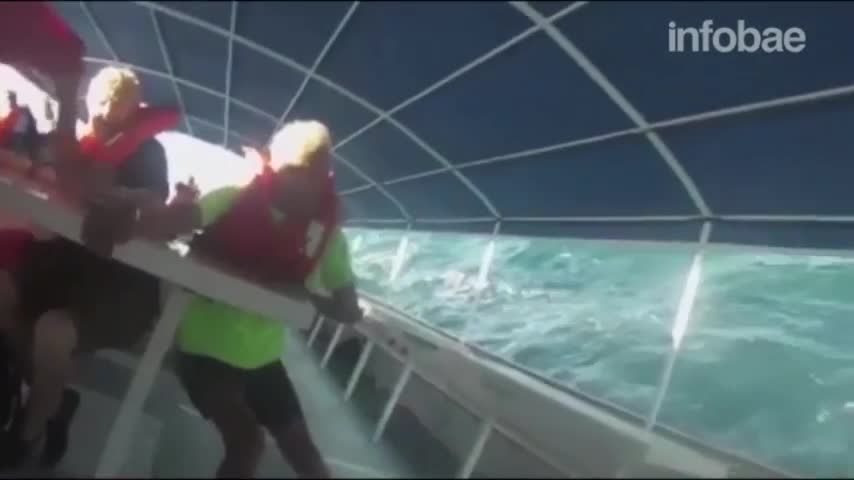 Video: Turistas viven momento aterrador al naufragar en un bote en Costa Rica