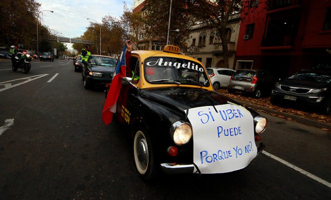 Conoce las mejores imágenes del paro nacional de taxistas