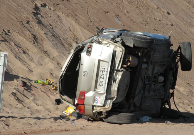 Accidente vehicular deja un muerto y seis heridos en ruta costera a Iquique