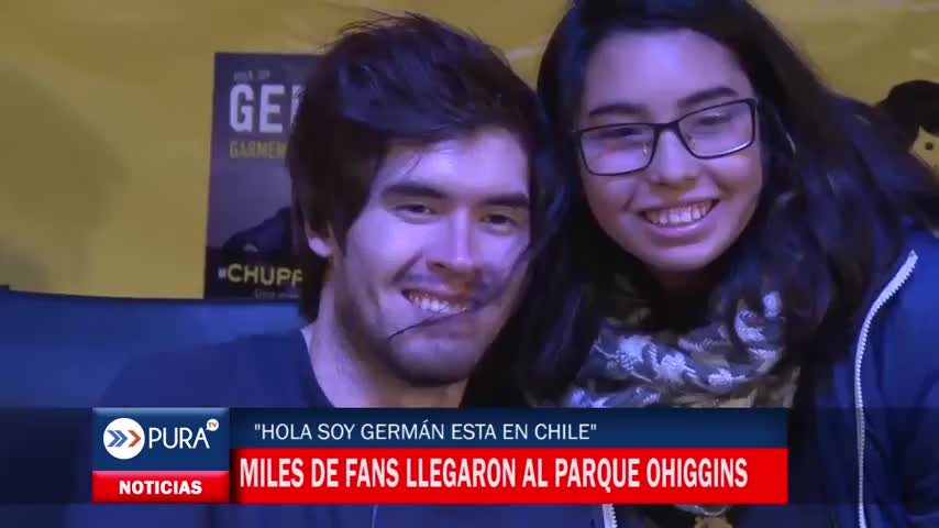 Germán Garmendia desató la locura en el Parque Ohiggins