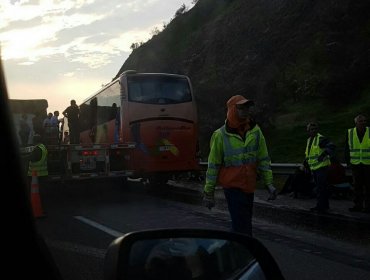 Accidente en la ruta 68 deja a 22 lesionados en dirección a Viña del mar