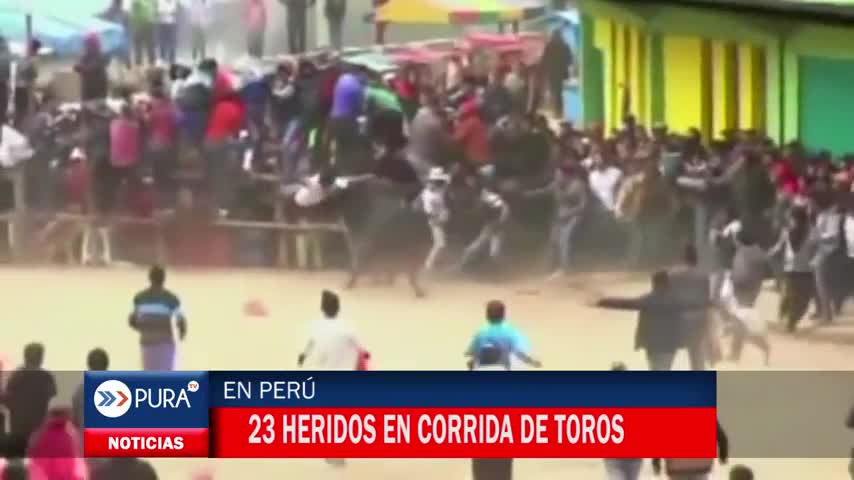 23 Heridos por asta de un toro en Perú